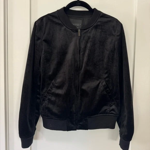 Sanctuary Velvet Bomber Jacket - Picture 4 of 5